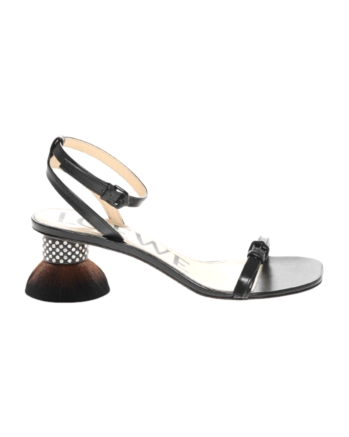 Loewe Petal Brush Heel Sandals