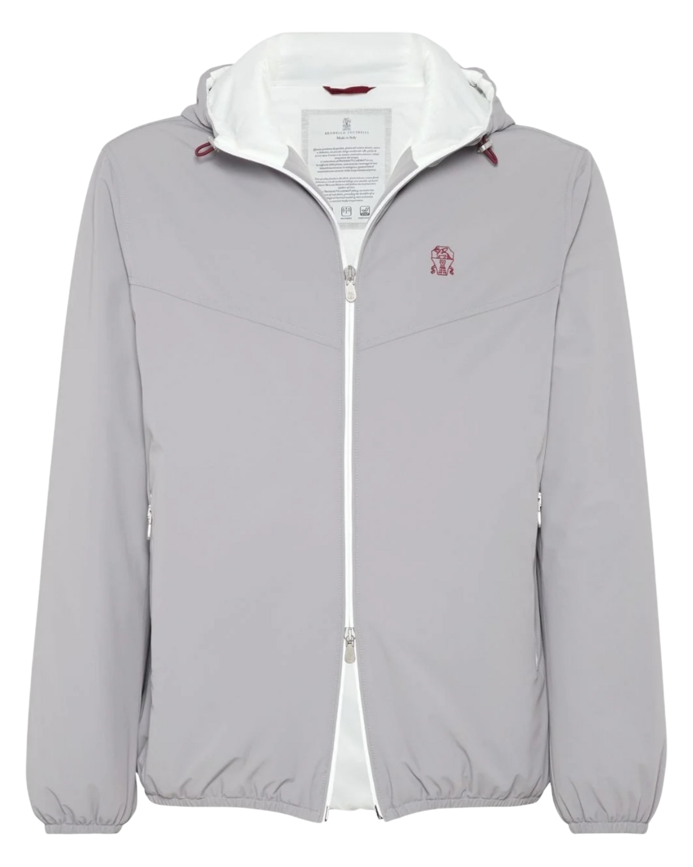 Brunello Cucinelli Nylon Blouson Jacket in Gray
