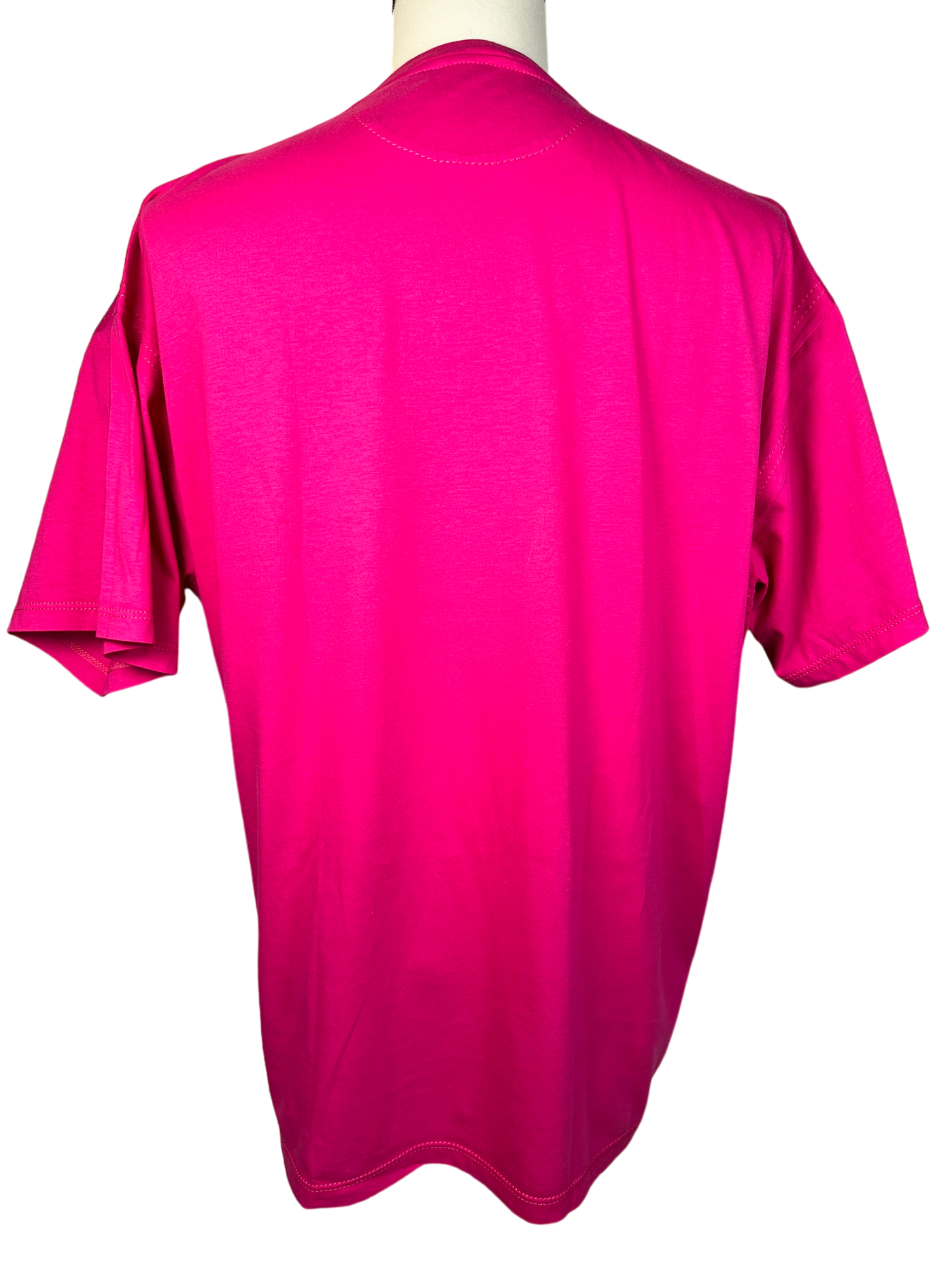VALENTINO PINK PP NYLON ICONIC STUD T-SHIRT