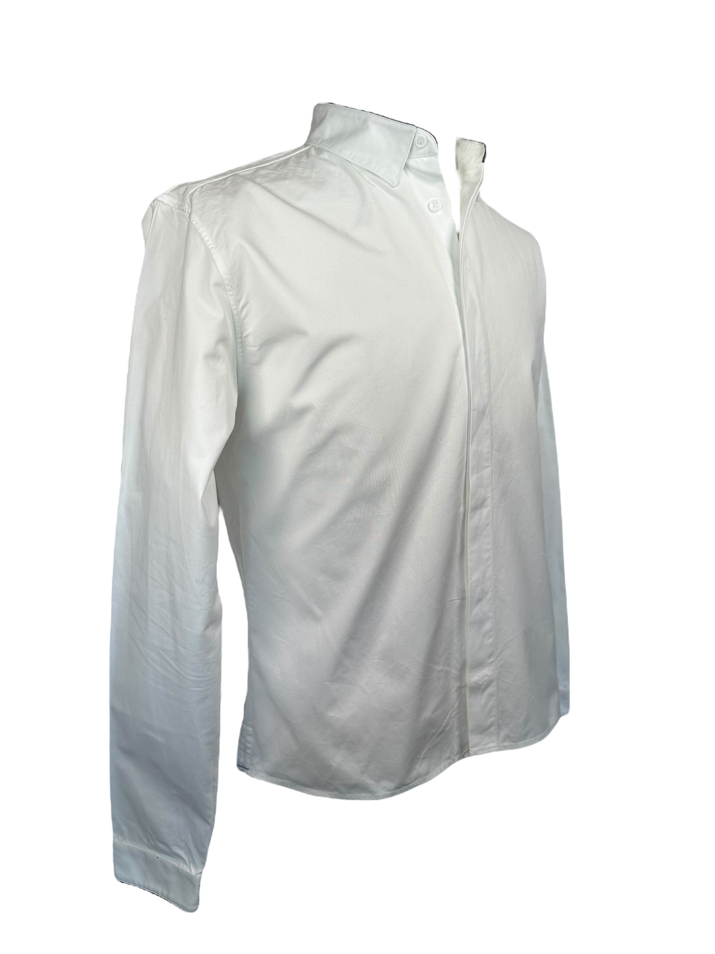 DIOR HOMME BUTTON DOWN WITH GREY COLLAR ACCENT