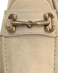Brunello Cucinelli Suede Horsebit Loafer in Beige