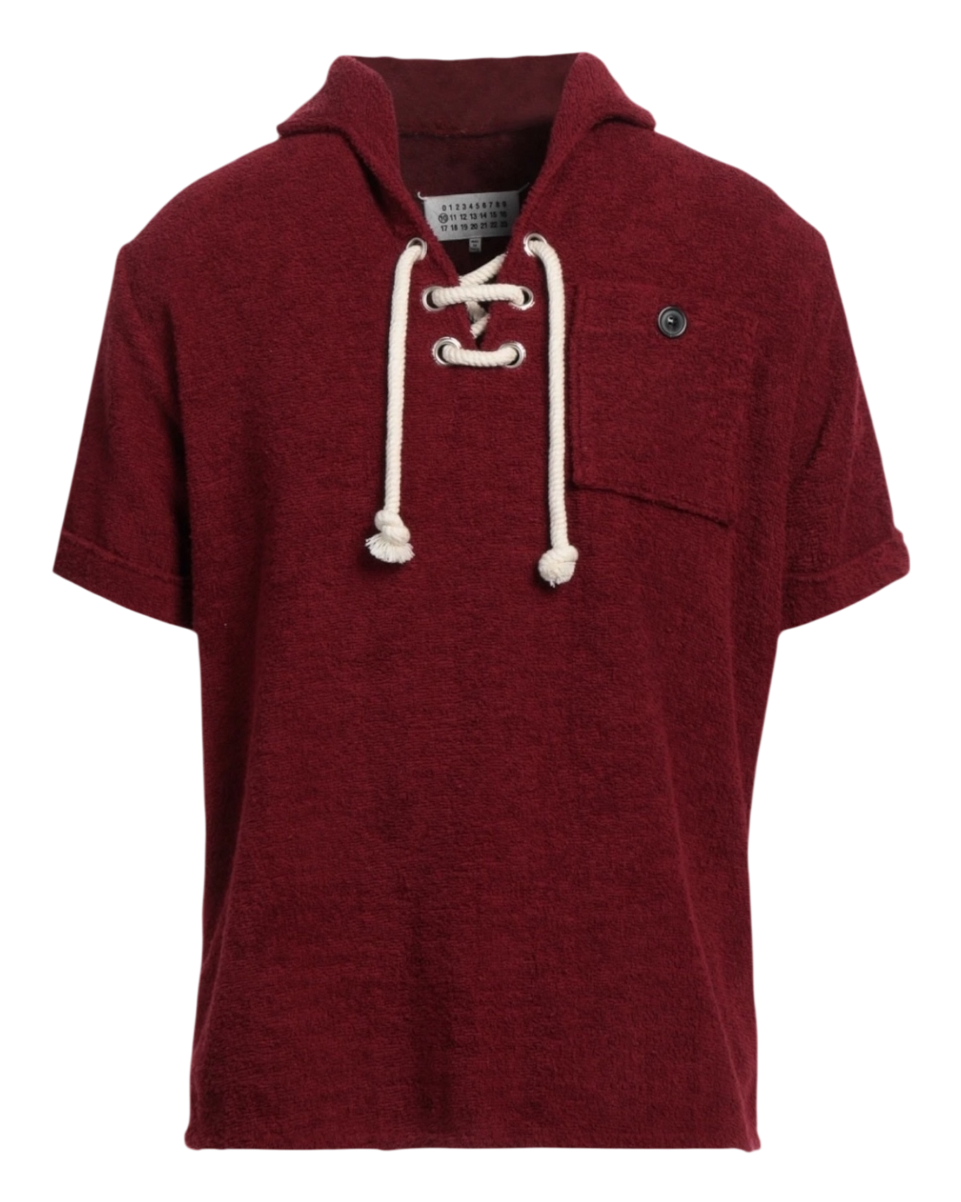 Maison Margiela Drawstring Short Sleeved Polo Shirt