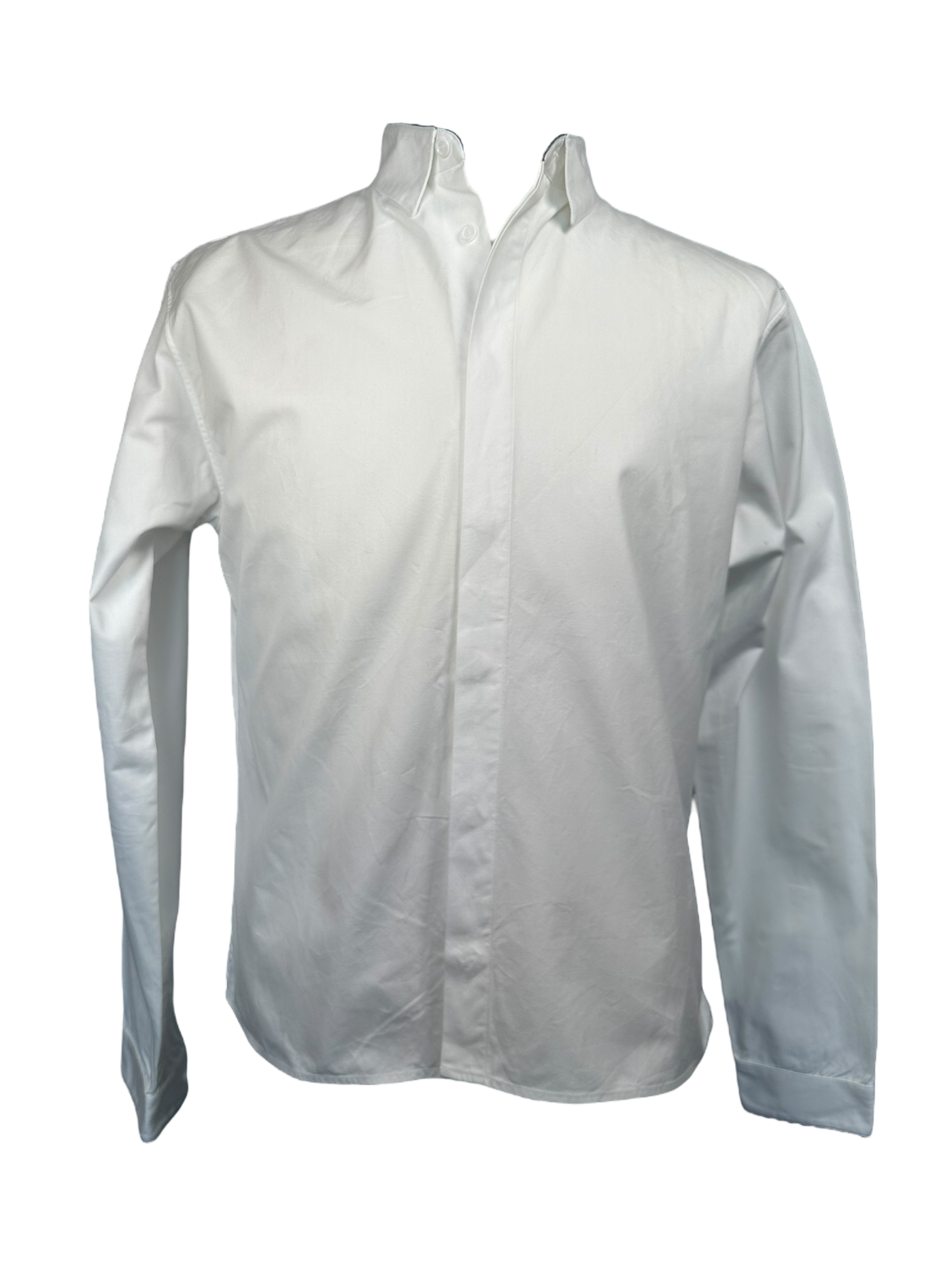 DIOR HOMME BUTTON DOWN WITH GREY COLLAR ACCENT