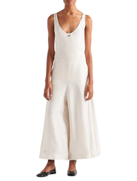 Prada Garment Dyed Jumpsuit in Silk Twill