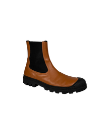 Loewe Two-Tone Lug Sole Chelsea Boots