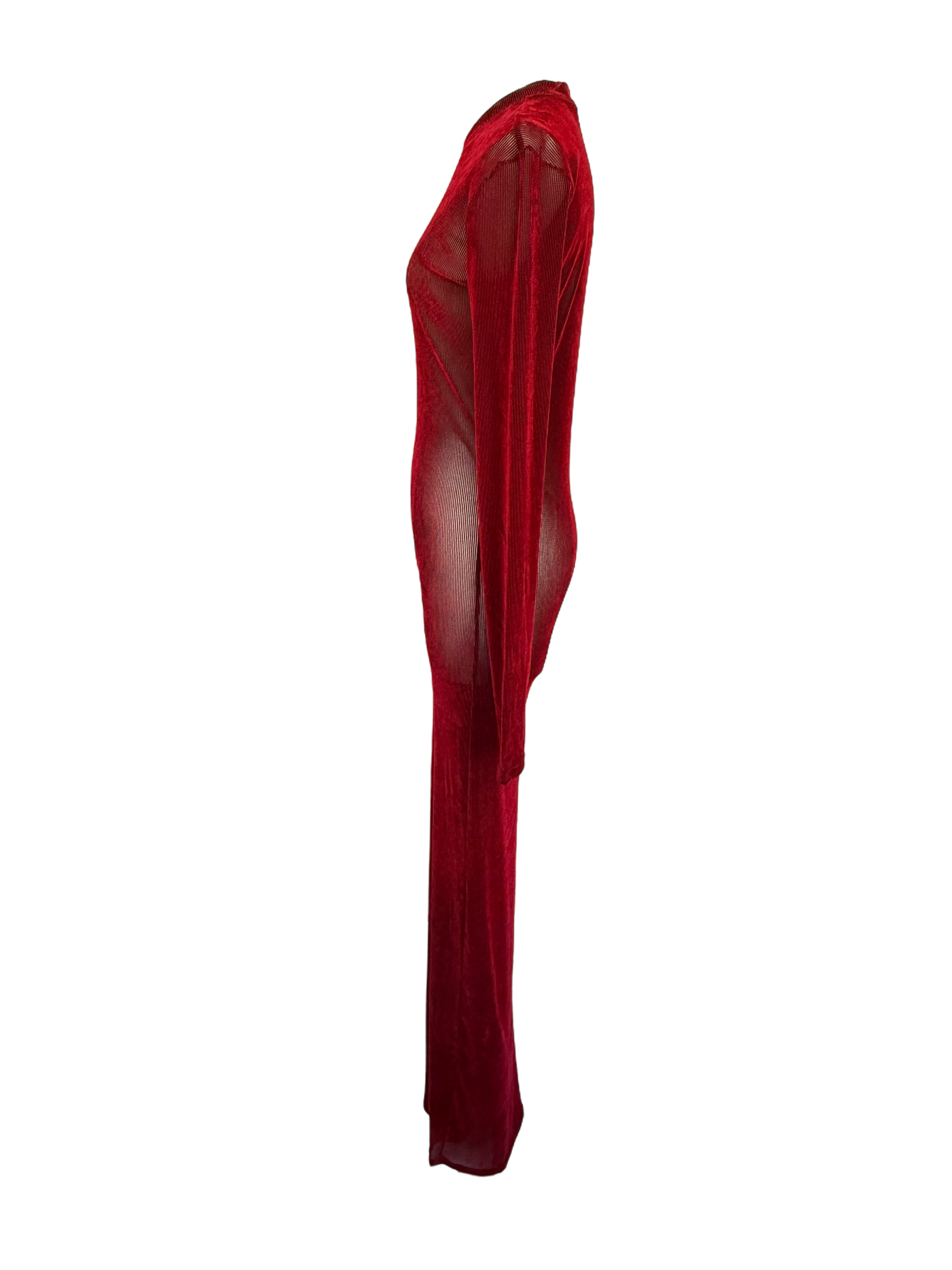 Ludovic de Saint Sernin Long Sleeve Dress in Velvet