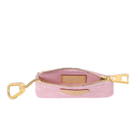 Louis Vuitton Card Key Case Pouchette in Pink Denim
