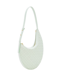 Bottega Veneta Nappa Intrecciato Drop Bag in Glacier
