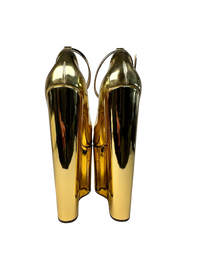 Valentino Metallic Platform Heels