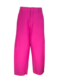 Valentino PP Pink Collection Crepe Couture Tailored Trouser