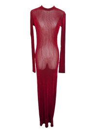 Ludovic de Saint Sernin Long Sleeve Dress in Velvet