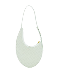 Bottega Veneta Nappa Intrecciato Drop Bag in Glacier