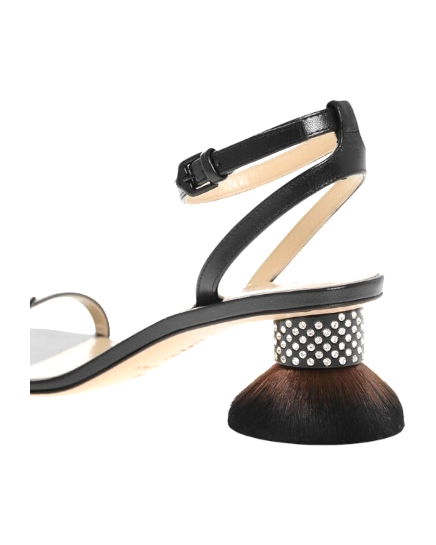 Loewe Petal Brush Heel Sandals