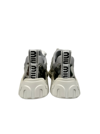 MIU MIU TECHNICAL METAL RUNNING SNEAKERS