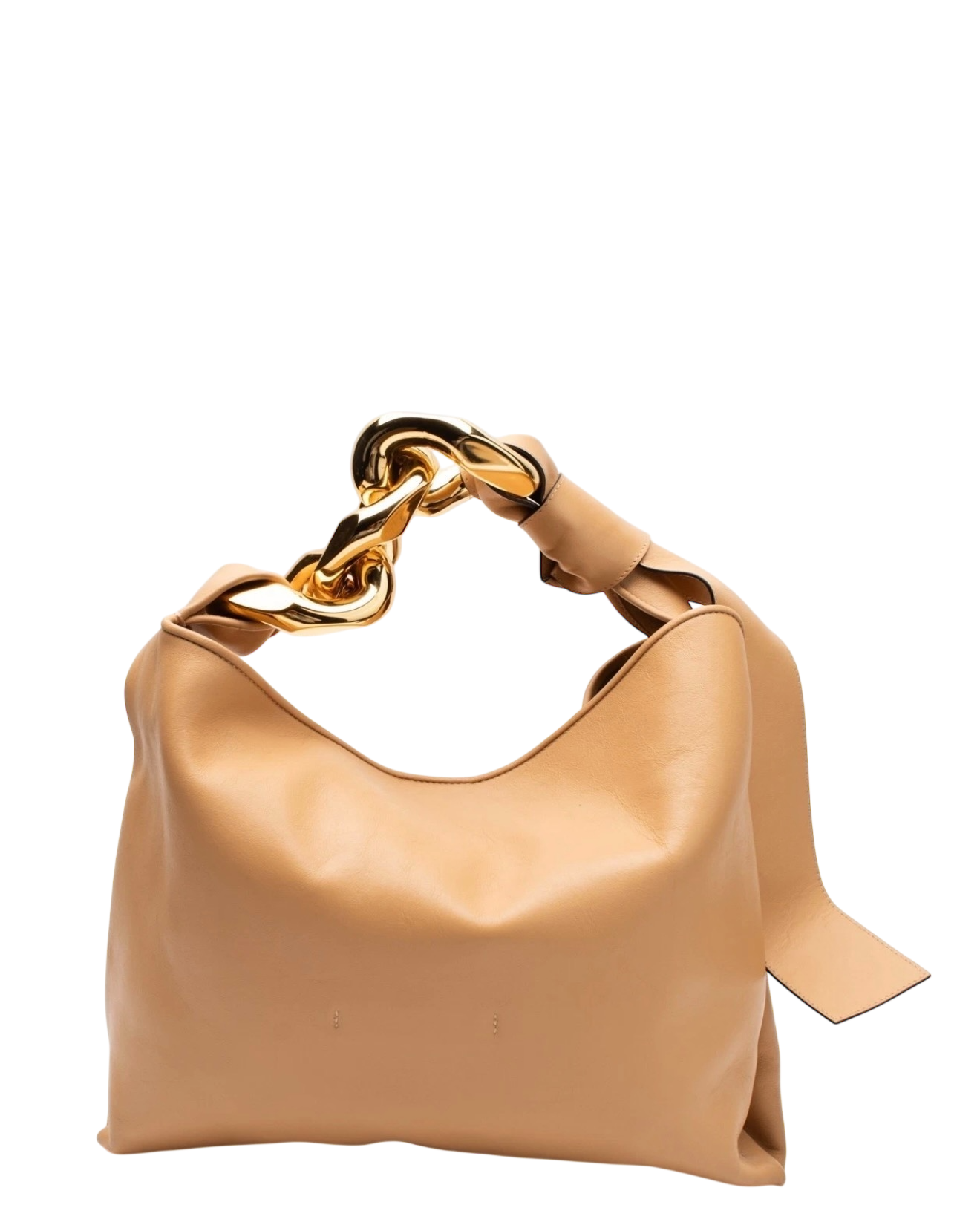JW Anderson Small Chain Hobo Bag in Beige