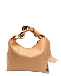 JW Anderson Small Chain Hobo Bag in Beige