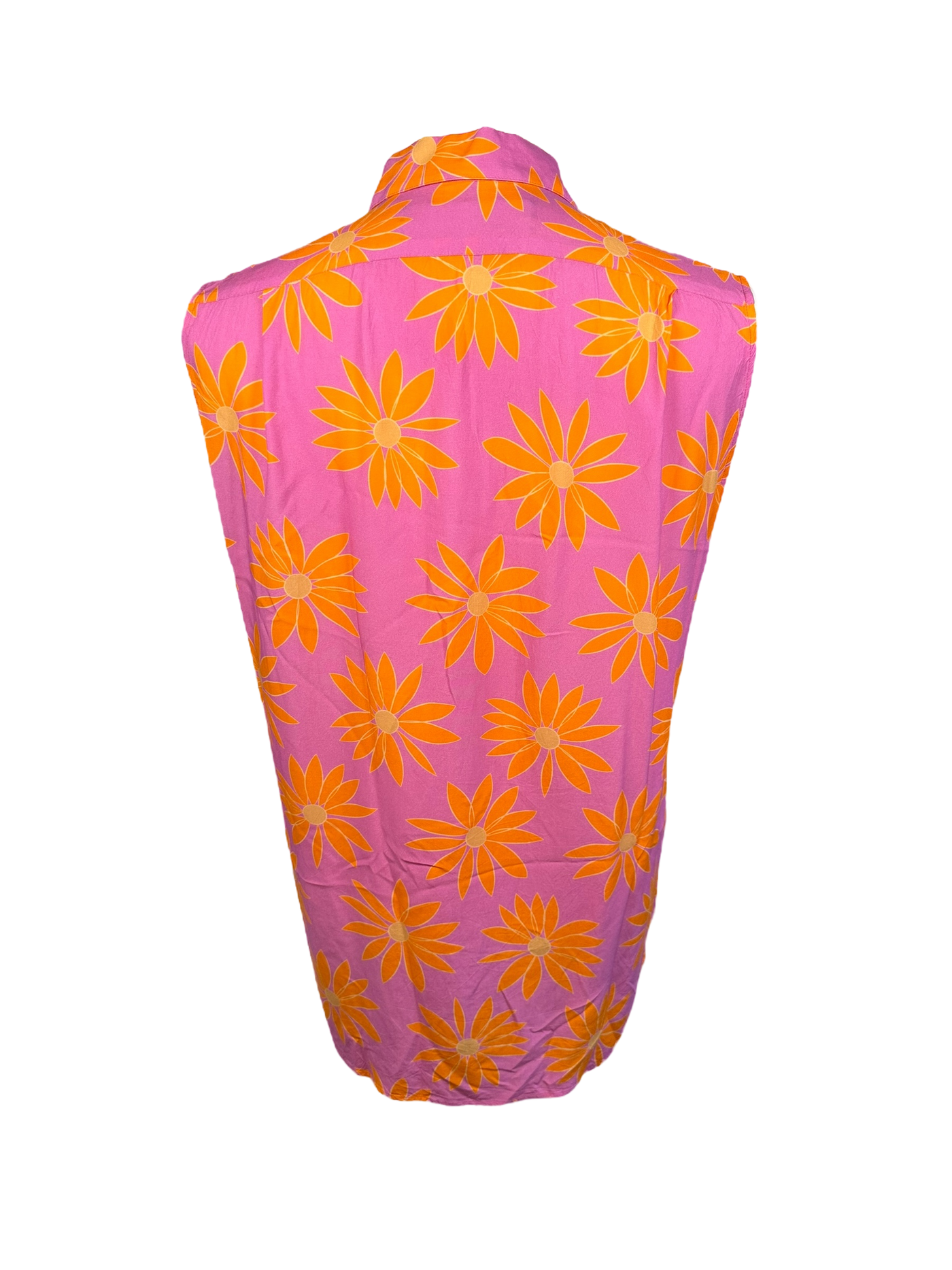 Jacquemus Le Chemise Frescu Sleeveless Shirt in Pink