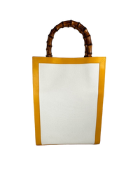 Casablanca Casa Tote Bag in Yellow Canvas