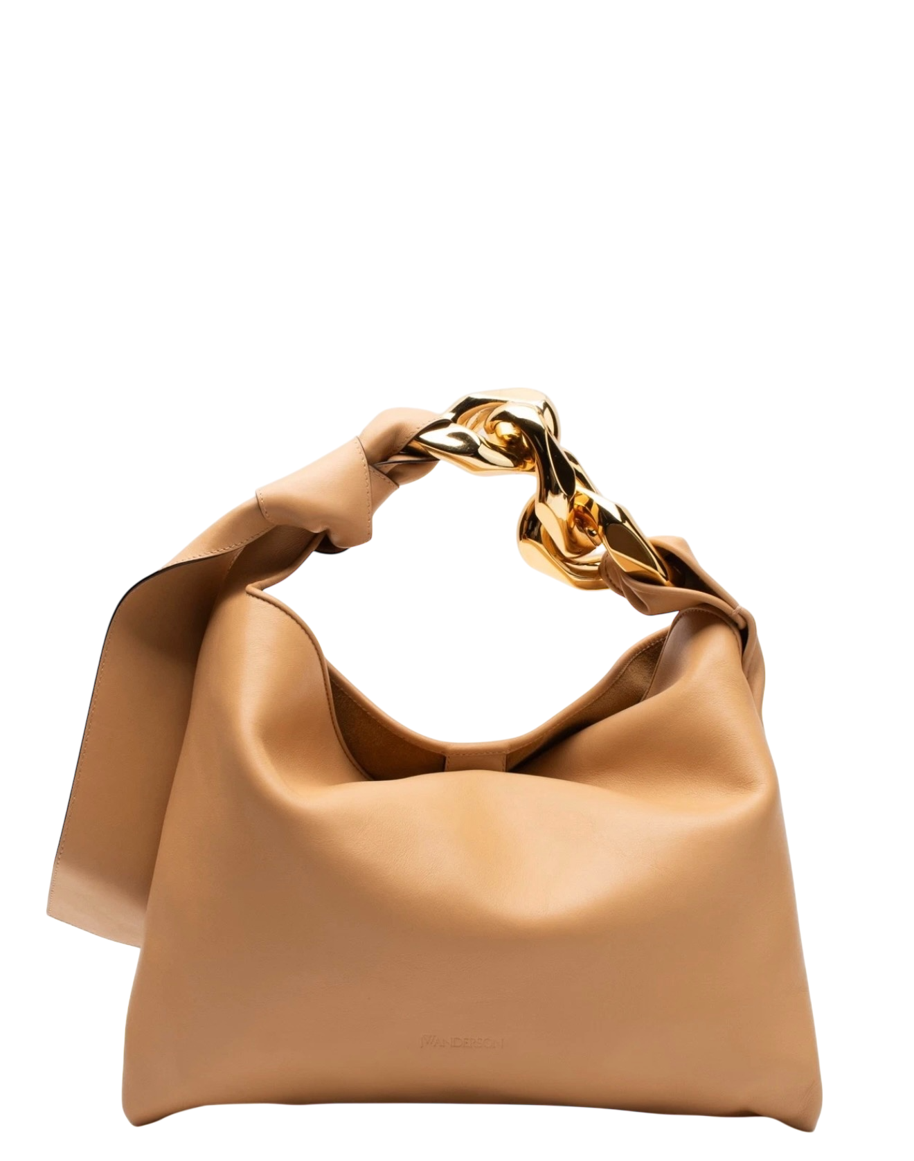 JW Anderson Small Chain Hobo Bag in Beige