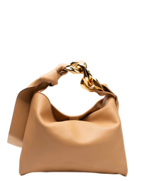JW Anderson Small Chain Hobo Bag in Beige