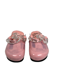 JW Anderson Chain Detail Patent Mule in Pink