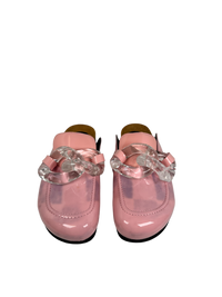 JW Anderson Chain Detail Patent Mule in Pink