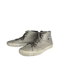 Fendi Calfskin Hi Tops in Grey