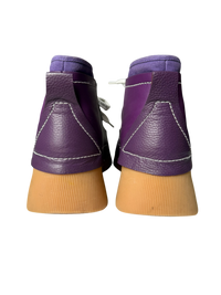 JW Anderson Paneled High Top Sneakers in Purple