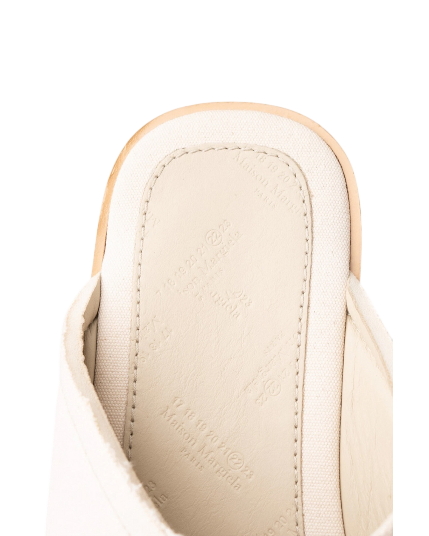 Maison Margiela Canvas Sandals in Off-White