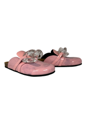 JW Anderson Chain Detail Patent Mule in Pink
