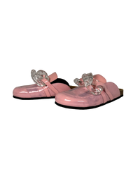 JW Anderson Chain Detail Patent Mule in Pink