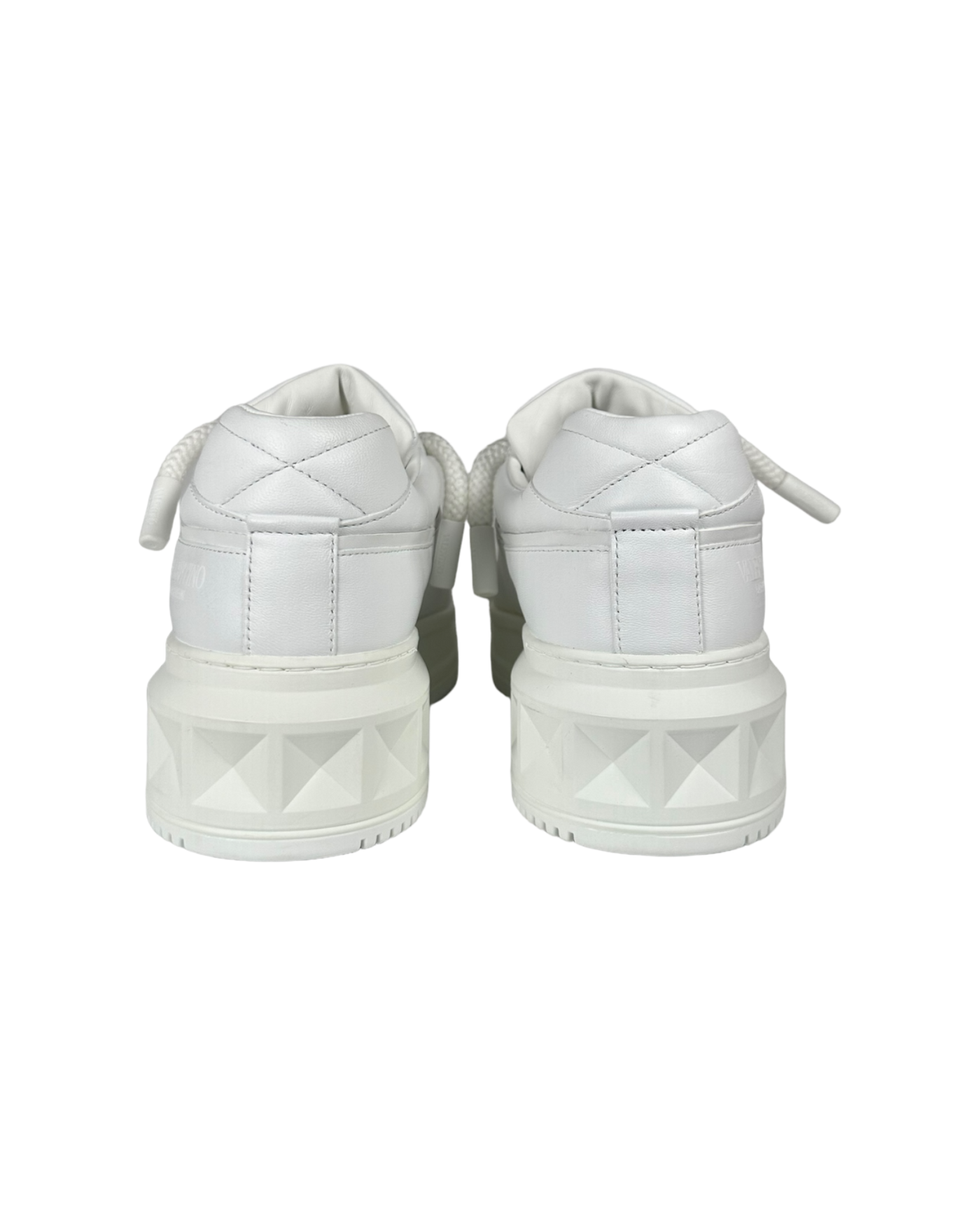 Valentino One Stud Sneakers in White