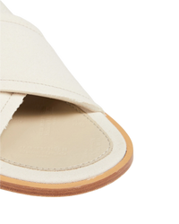 Maison Margiela Canvas Sandals in Off-White