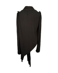Loewe Asymmetric Bow-Tie Crepe Blouse