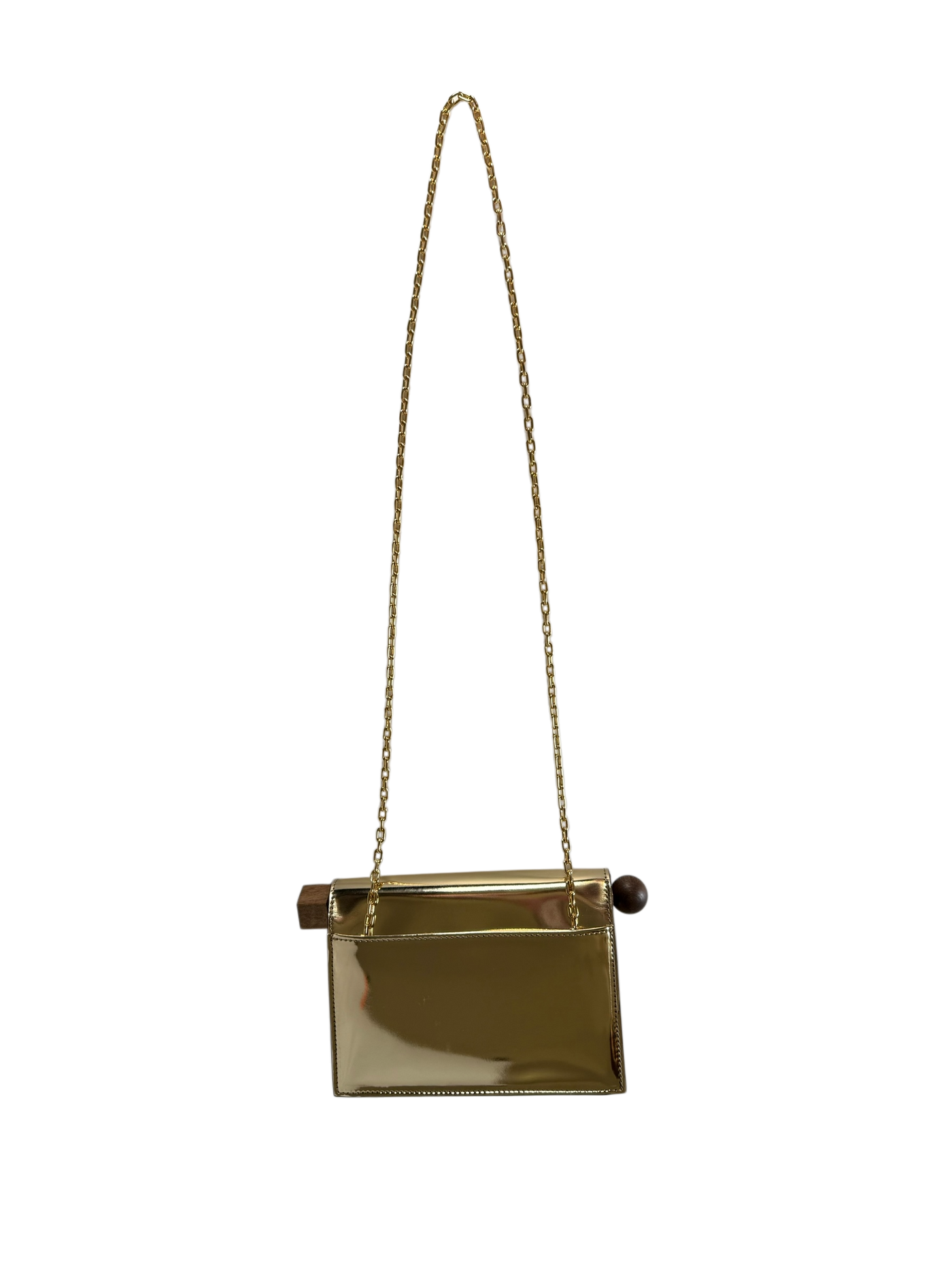 Jacquemus La Pochette Rond Carre Metallic Pouch