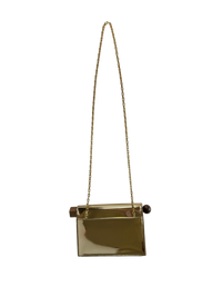 Jacquemus La Pochette Rond Carre Metallic Pouch