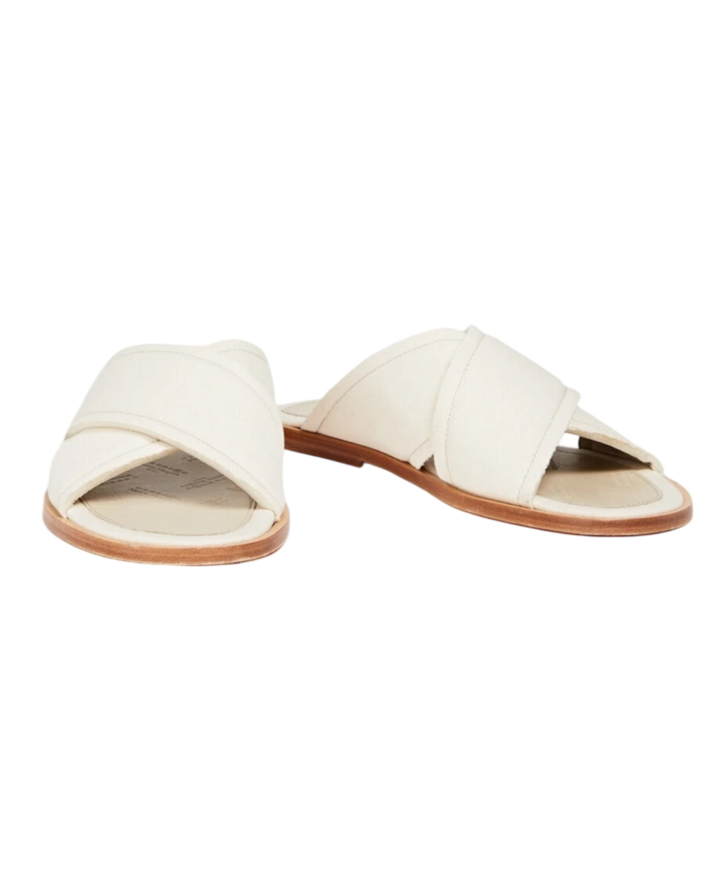 Maison Margiela Canvas Sandals in Off-White