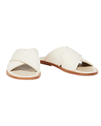 Maison Margiela Canvas Sandals in Off-White