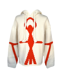 JW Anderson Anchor Logo Merino Hoodie