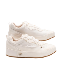 Loewe White Denim Deconstructed Sneakers
