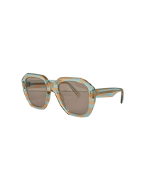 CELINE GEOMETRIC SUNGLASSES IN ORANGE