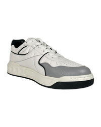 Valentino One Stud Sneakers in Black and White