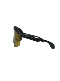 Gucci Oversized Wrap Shield Sunglasses