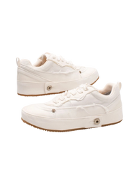 Loewe White Denim Deconstructed Sneakers
