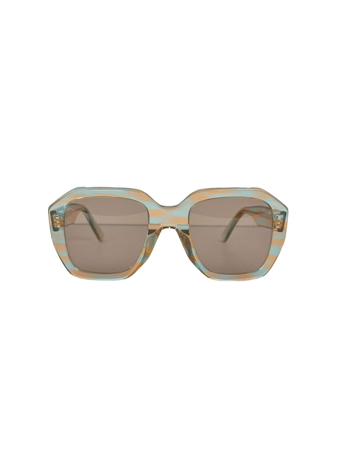 CELINE GEOMETRIC SUNGLASSES IN ORANGE
