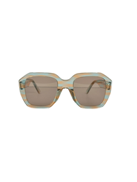CELINE GEOMETRIC SUNGLASSES IN ORANGE