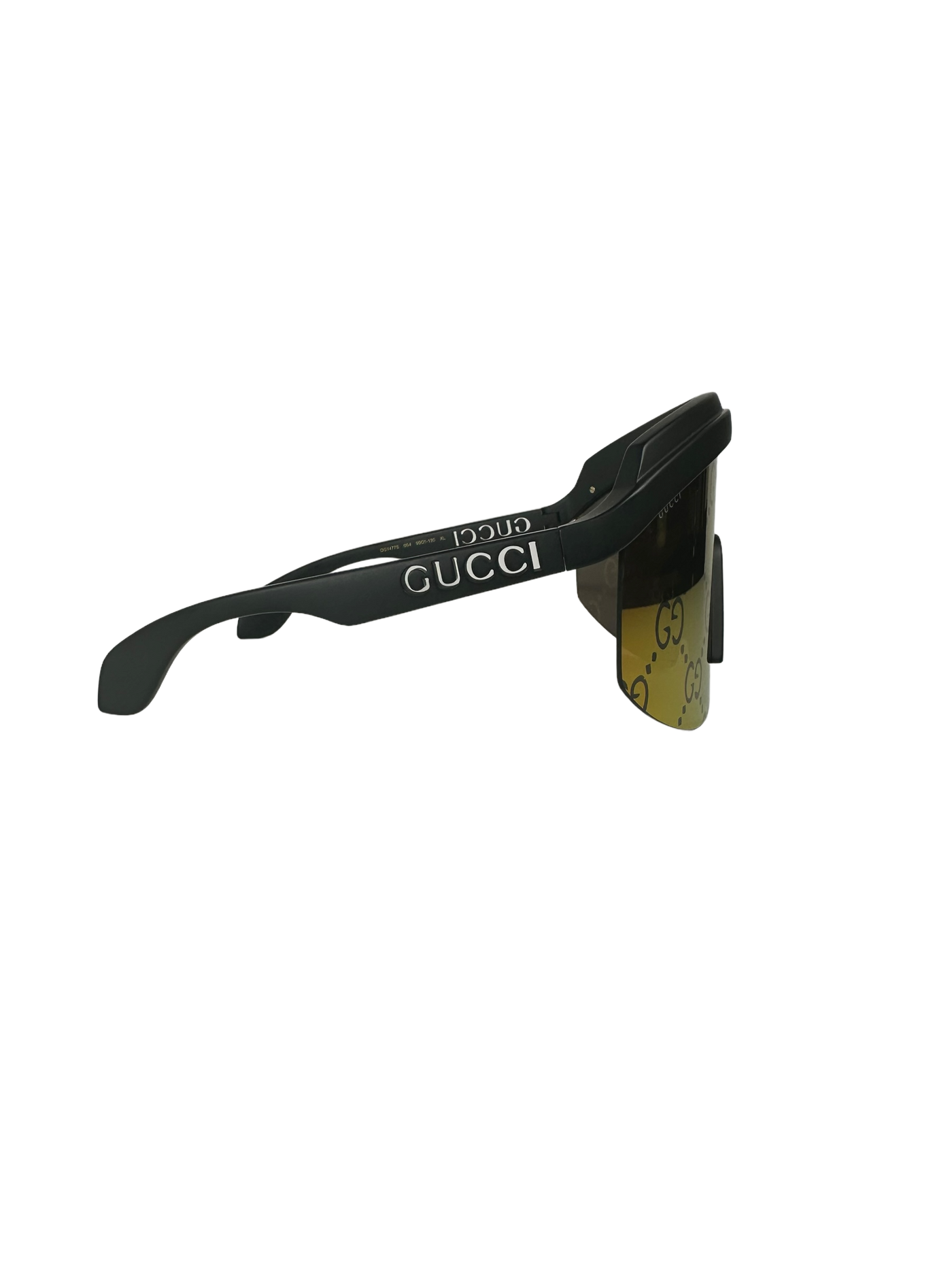 Gucci Oversized Wrap Shield Sunglasses