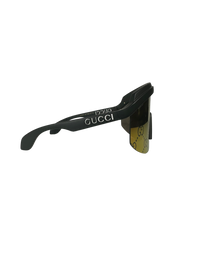 Gucci Oversized Wrap Shield Sunglasses