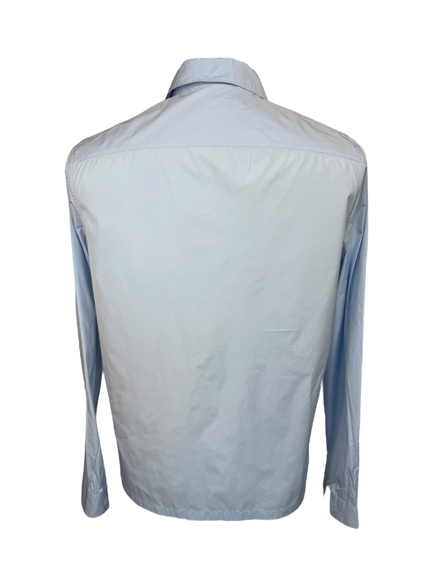 Prada Classic Collar Zip Up Shirt