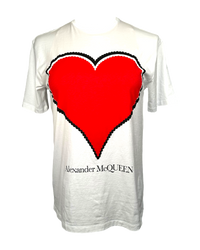 Alexander McQueen Heart Print T-Shirt